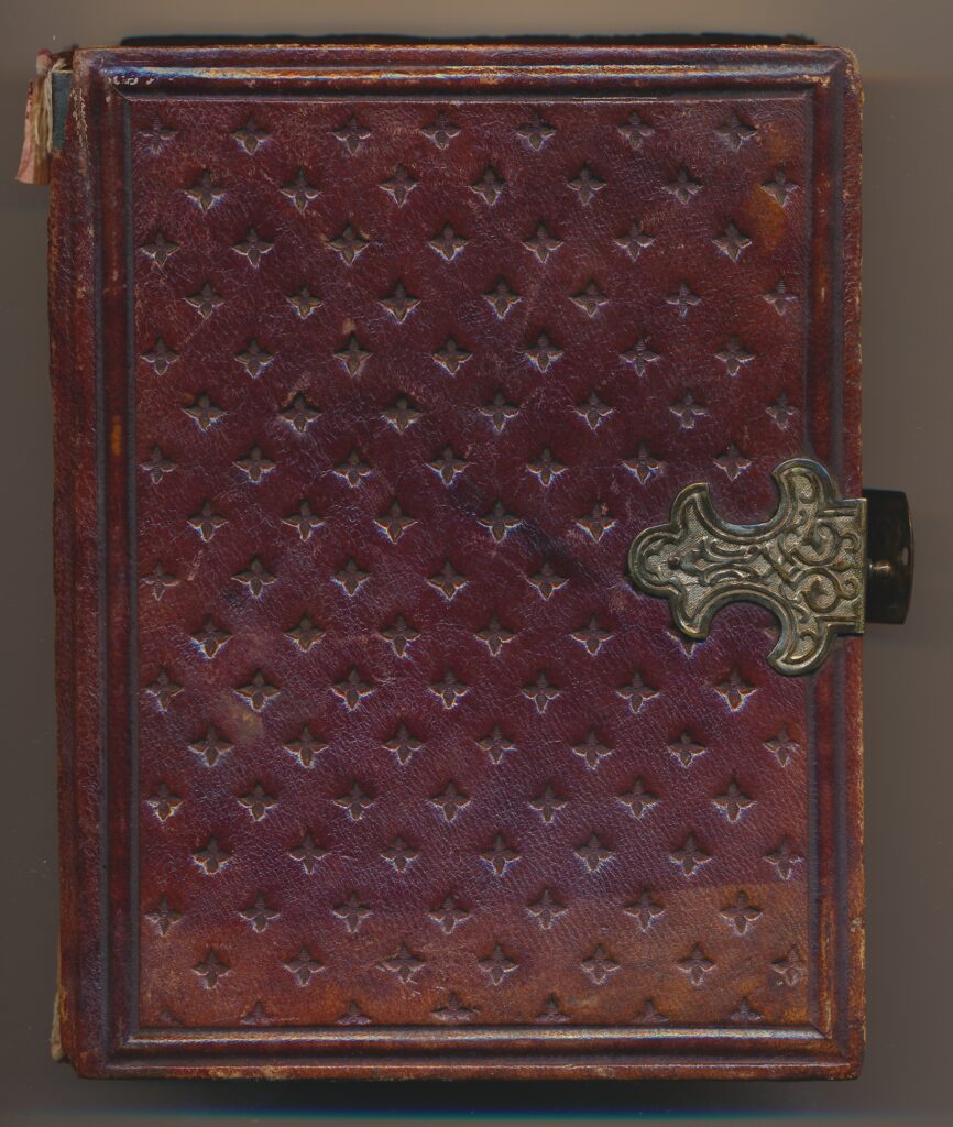 Albumkaft: Fotoalbum rechtenstudie G.W. Mollerus, 1860