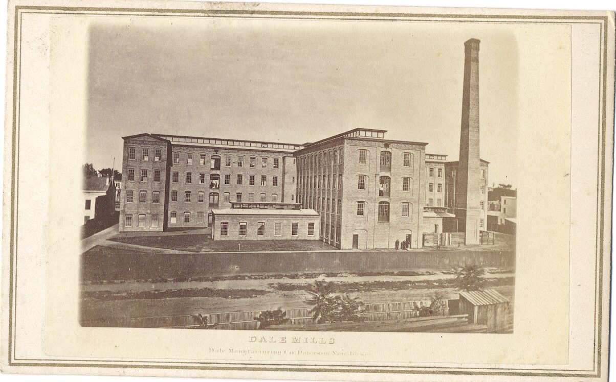 J.H. Beal: fabrieksgebouw Dale Mills, Paterson (New Jersey), New York ca. 1873