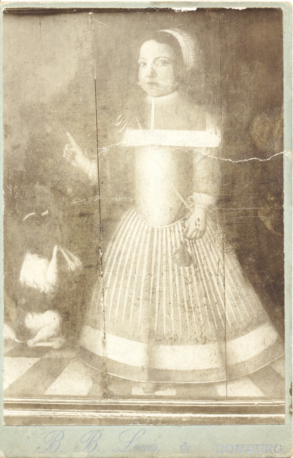 B.B. Louis: oud kinderportret, Domburg ca. 1885
