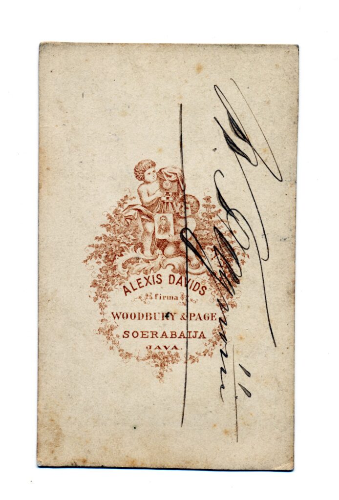 View the photos 2 van Alexis Davids / Woodbury & Page: man with beard, Soerabaija ca. 1878