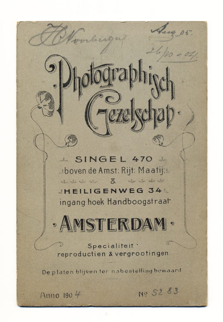 View the photos 2 van Photographisch Gezelschap: man with cape, Amsterdam ca. 1900