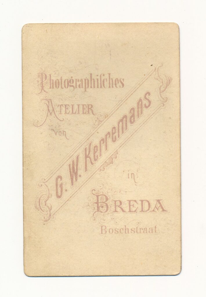View the photos 2 van G.W. Kerremans: older woman with bonnet, Breda ca. 1888