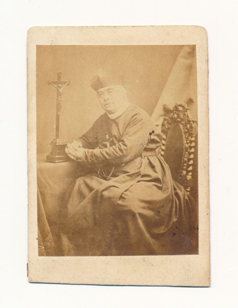 View the photos 1 van Unknown: bishop with crucifix, ca. 1870