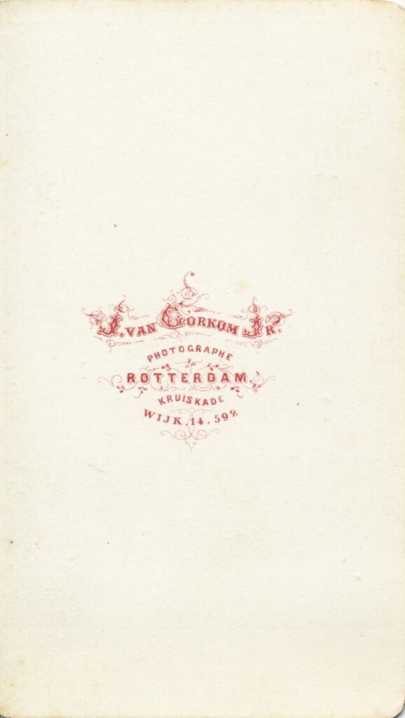 View the photos 2 van J. van Gorkom Jr.: Anna Josina Burger, Rotterdam ca. 1874