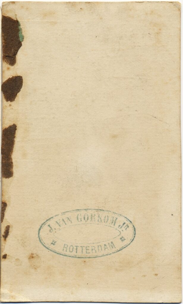 Bekijk de foto's 2 van J. van Gorkom Jr.: Anna van Rijckevorsel, Rotterdam ca. 1874
