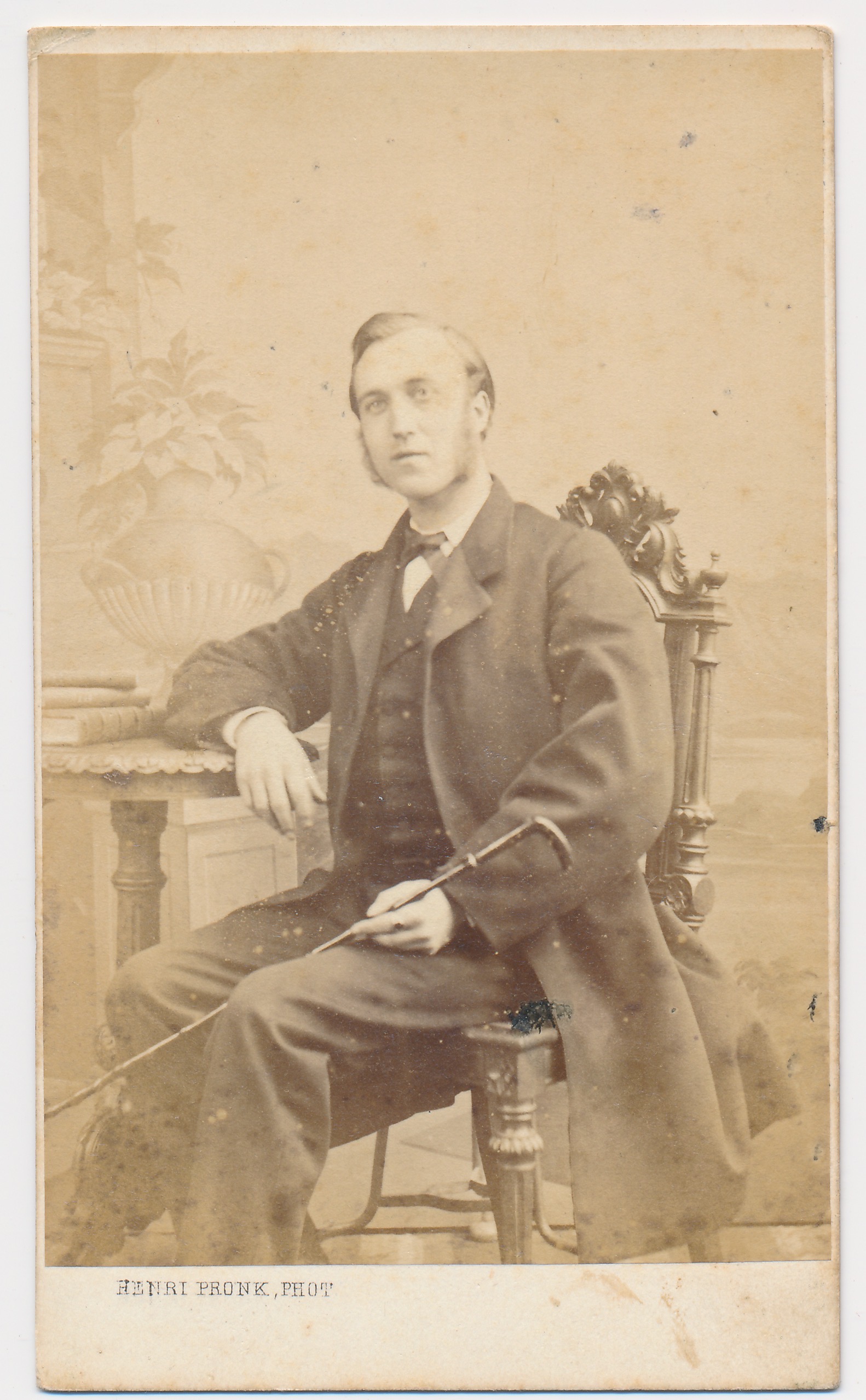 Henri Pronk: onbekende man, Den Haag ca. 1865