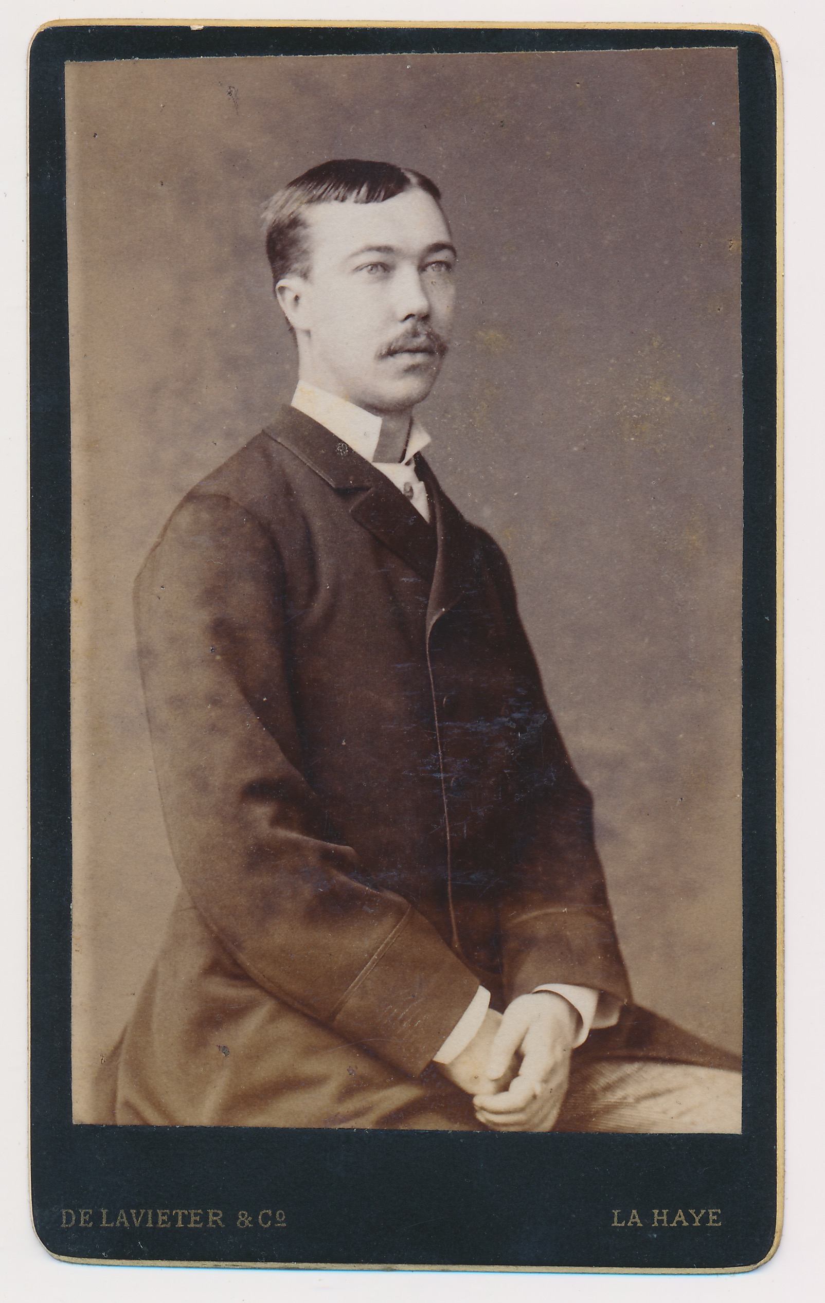 De Lavieter & Co: man familie Burger, Den Haag ca. 1880