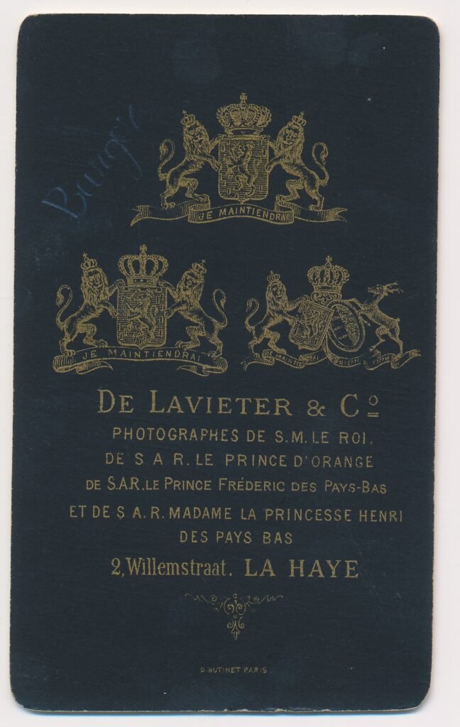 Bekijk de foto's 2 van De Lavieter & Co: man familie Burger, Den Haag ca. 1880