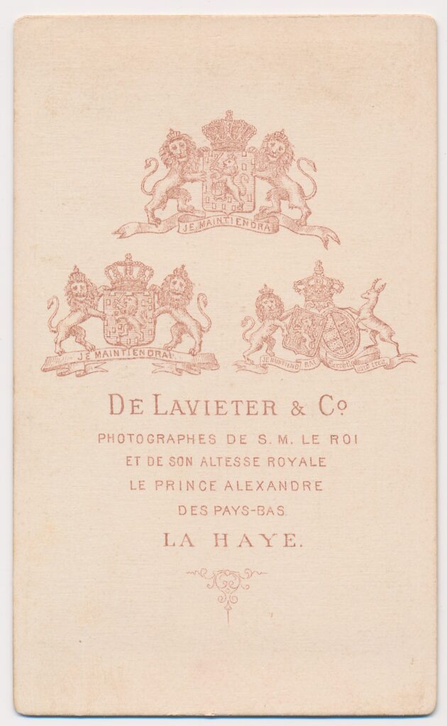 Bekijk de foto's 2 van De Lavieter & Co: Hendrik Pieter Lubertus Cornelis de Kruijff, Den Haag ca. 1882
