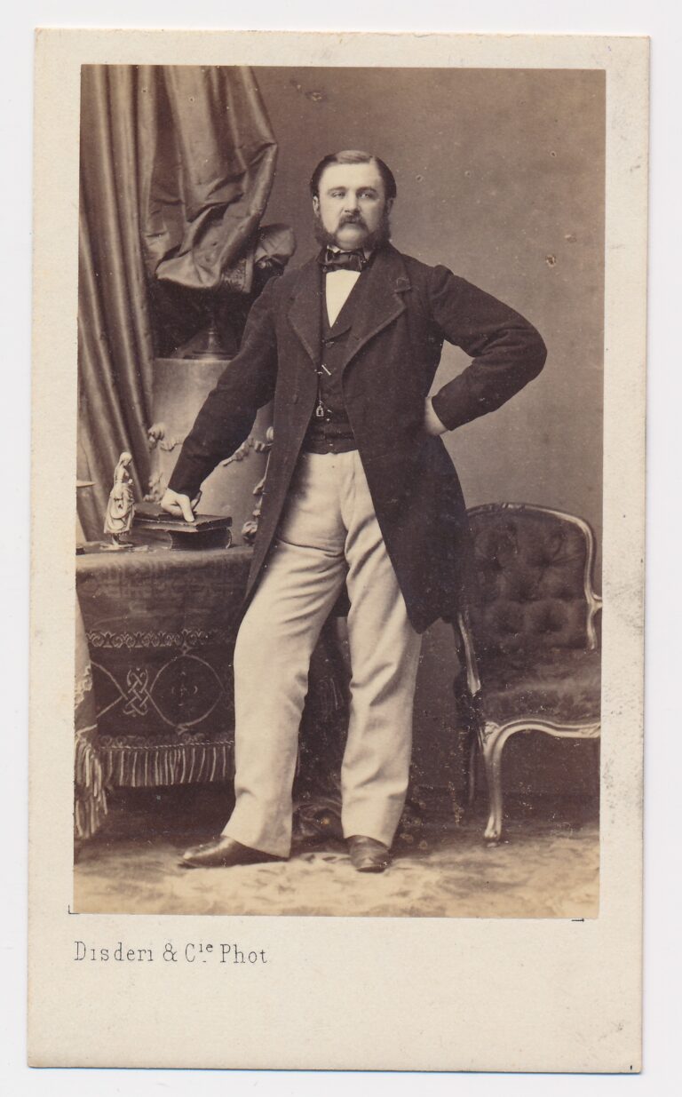 Foto van Willem Hendrik graaf van Heerdt tot Eversberg (1783–1864), Disdéri & Cie, Phot.