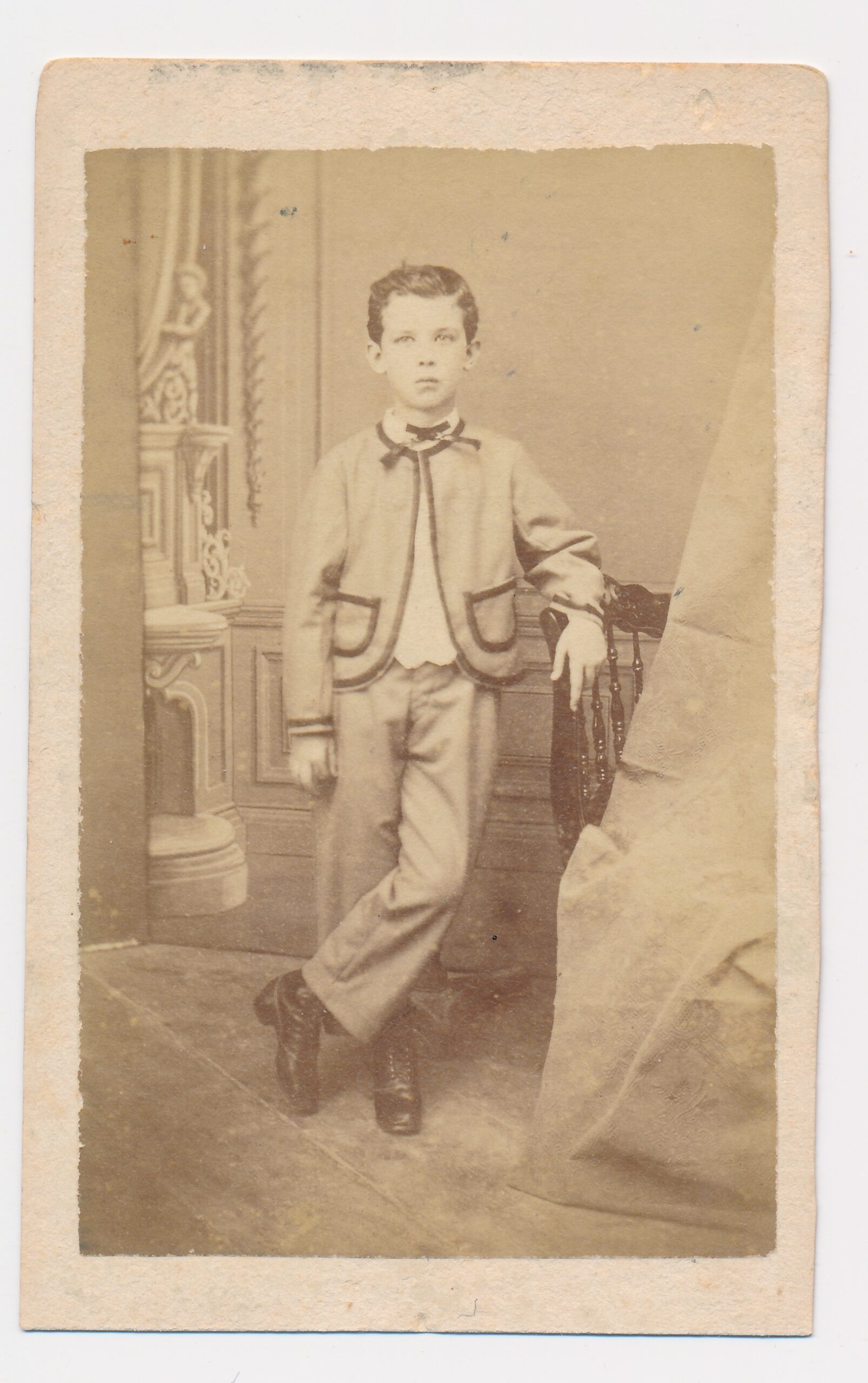 G.R. Salomon: onbekende jongen, Curaçao ca. 1875