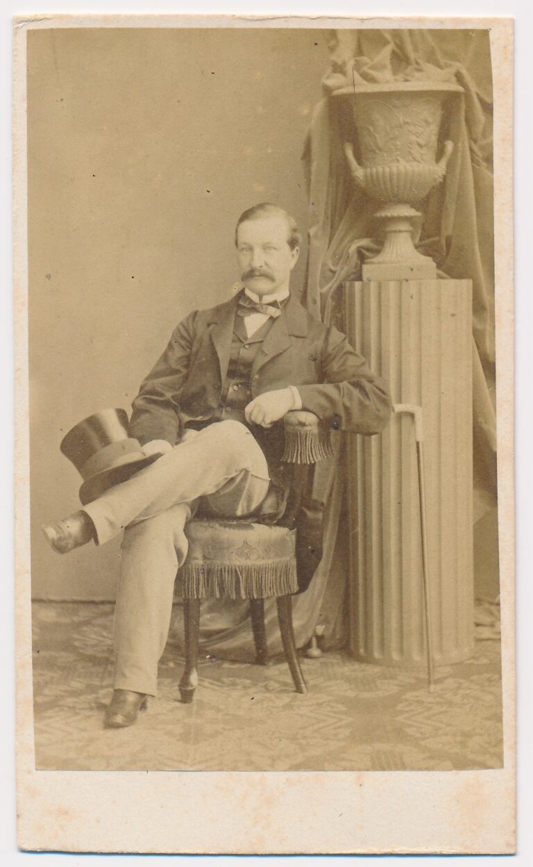 Foto van Joost Johan Taets van Amerongen (1825–1898), Henri Pronk, Phot.