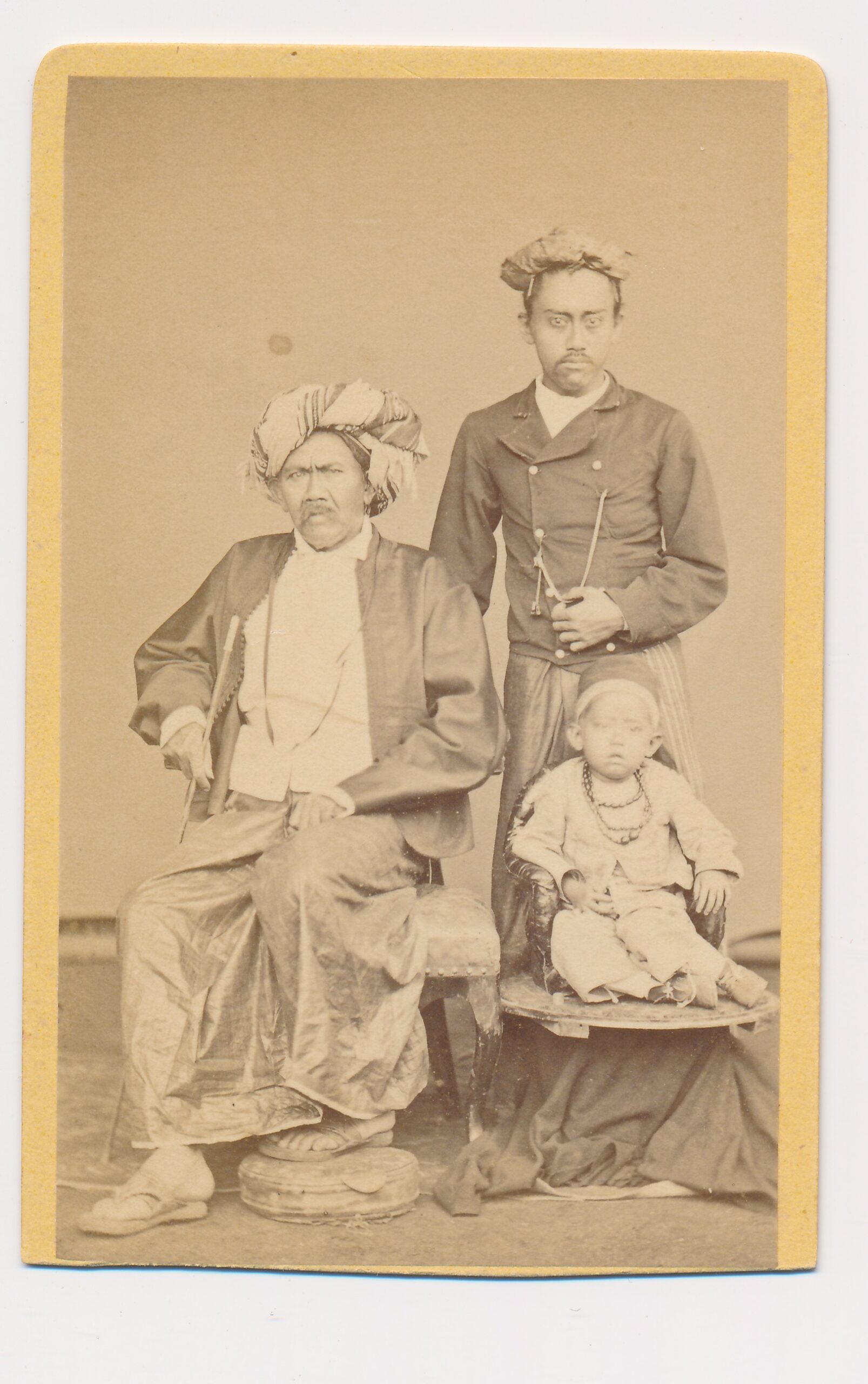 A.D. Wühlisch: drie generaties, Batavia ca. 1875