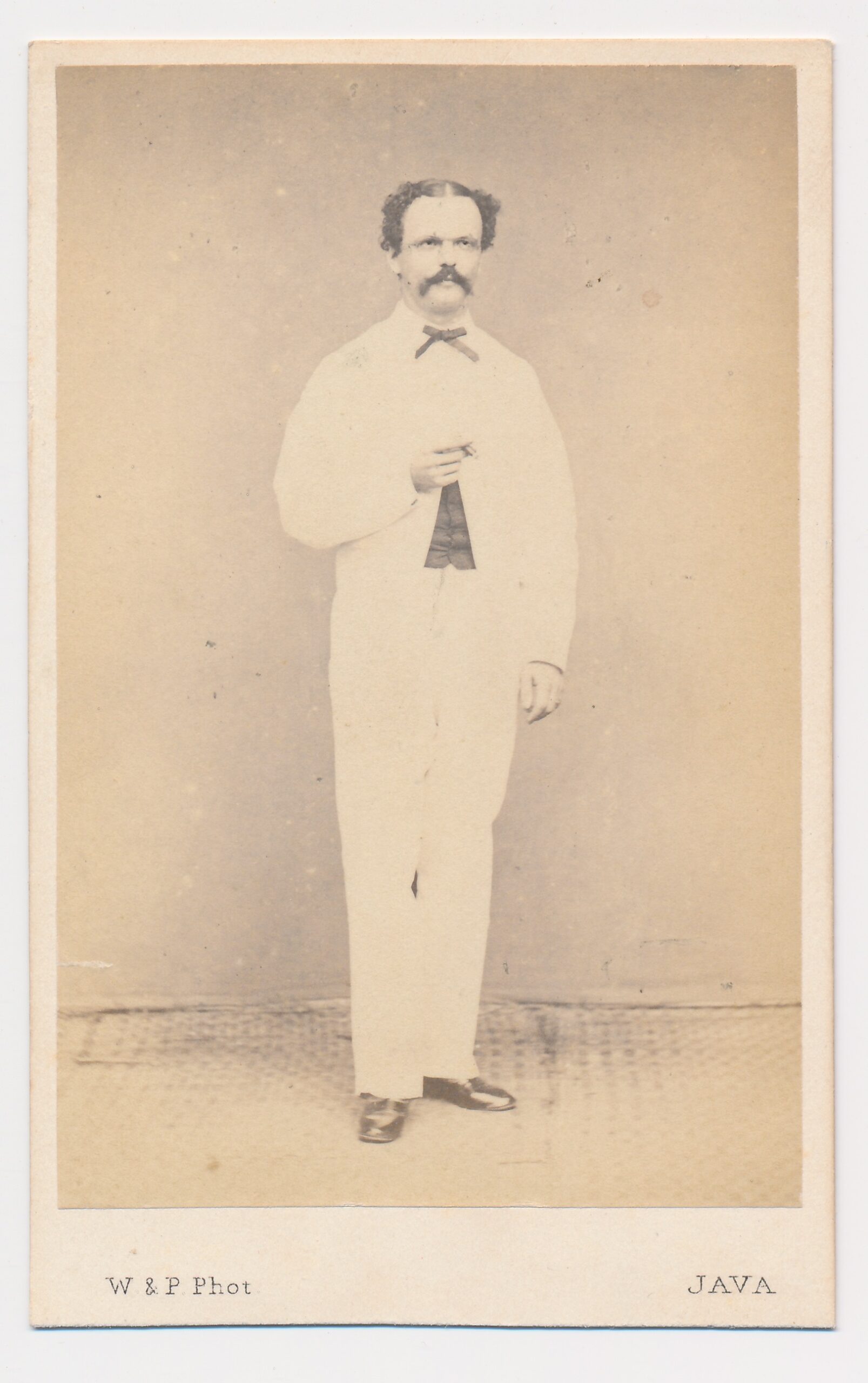 Woodbury & Page: onbekende man, Sindanglaya 1866