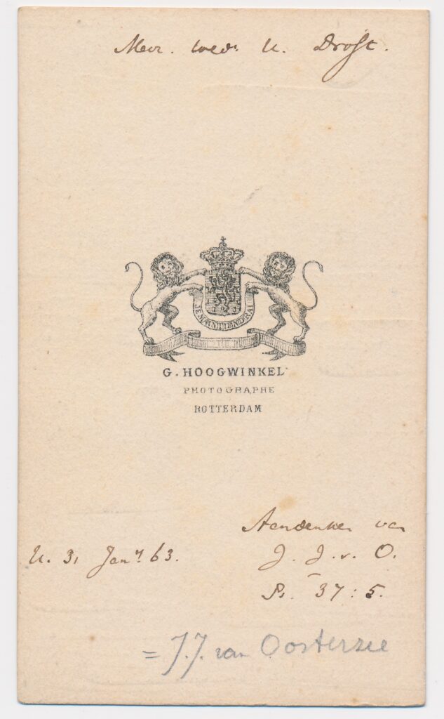 Bekijk de foto's 2 van G. Hoogwinkel: Johannes Jacobus van Oosterzee, Rotterdam 1863