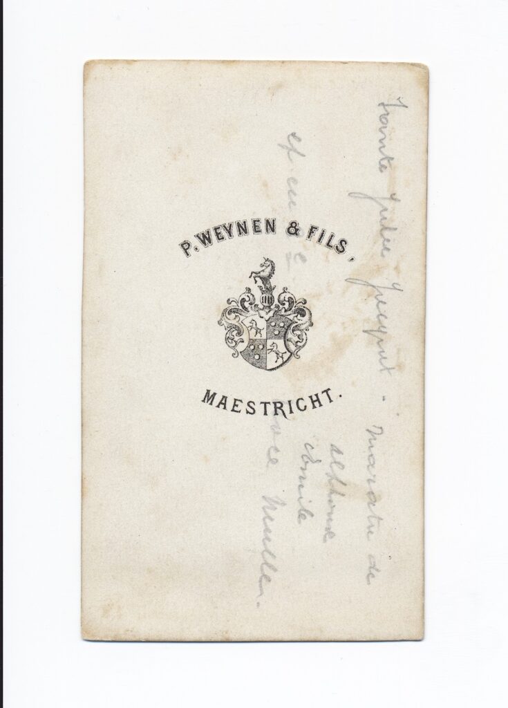 View the photos 2 van P. Weynen & Fils: Julie Jacquet, Maastricht ca. 1876