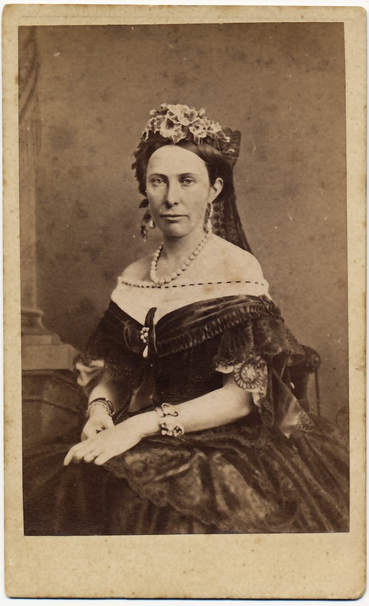 Maths Hansen: Louise van Oranje-Nassau, Stockholm ca. 1864