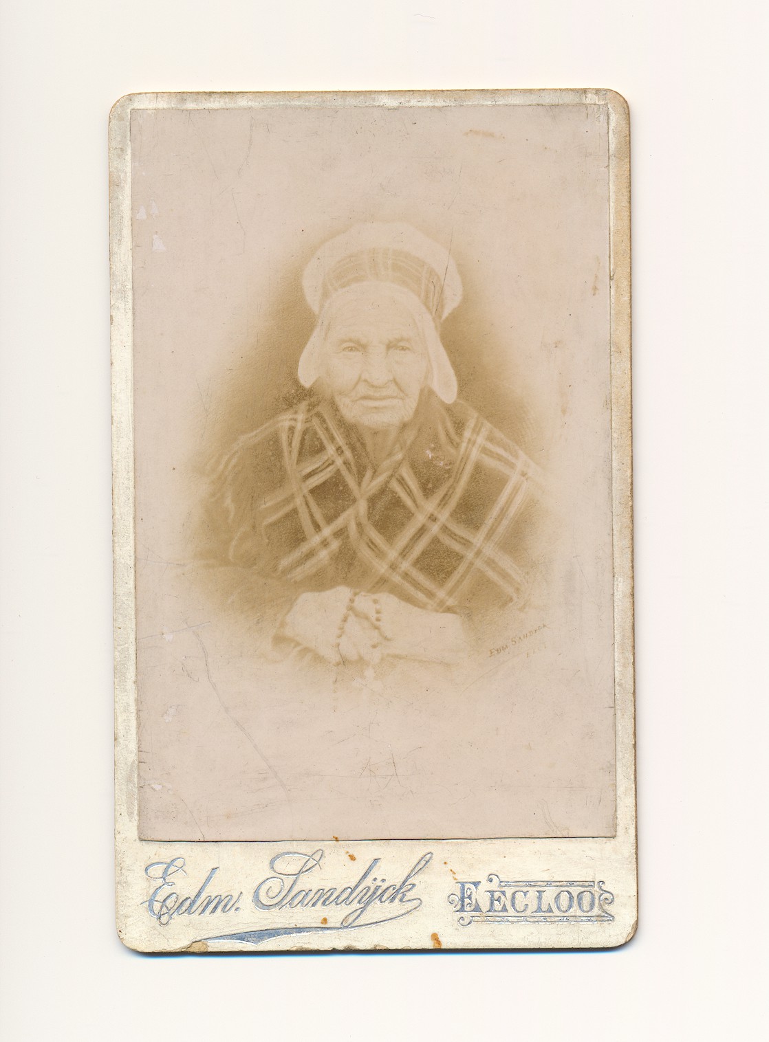 Edm. Sandijck: Joanna Maria Bochstal (100e verjaardag), Eecloo ca. 1893