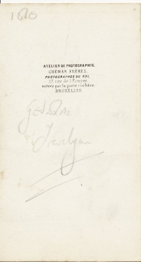 Bekijk de foto's 2 van Ghémar Frères: Willoughby Trevelyan, Brussel ca. 1860