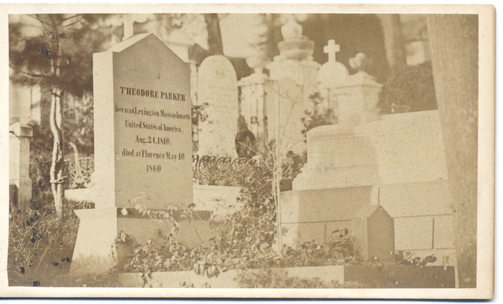 Bekijk de foto's 1 van Frères Powers: graf Theodore Parker, Florence ca. 1873