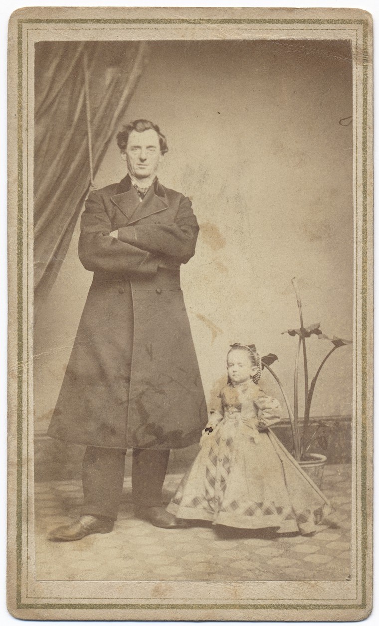 A. Hickcok: Daniel en Eliza ‘Queenie’ Nestel, Binghamton NY ca. 1865